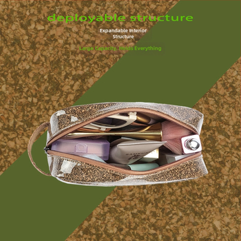 Reisikosmeetika kotike teelehe materjalist, veekindel, polüestri vooder, bränd Juzzedo