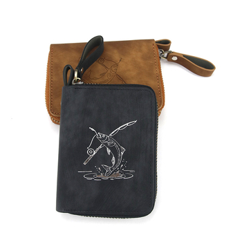 PU δερμάτινο σάκο δολωμάτων με στρας, φορητό μικρό σάκο για δολώματα και θήκη αποθήκευσης αγκιστρών