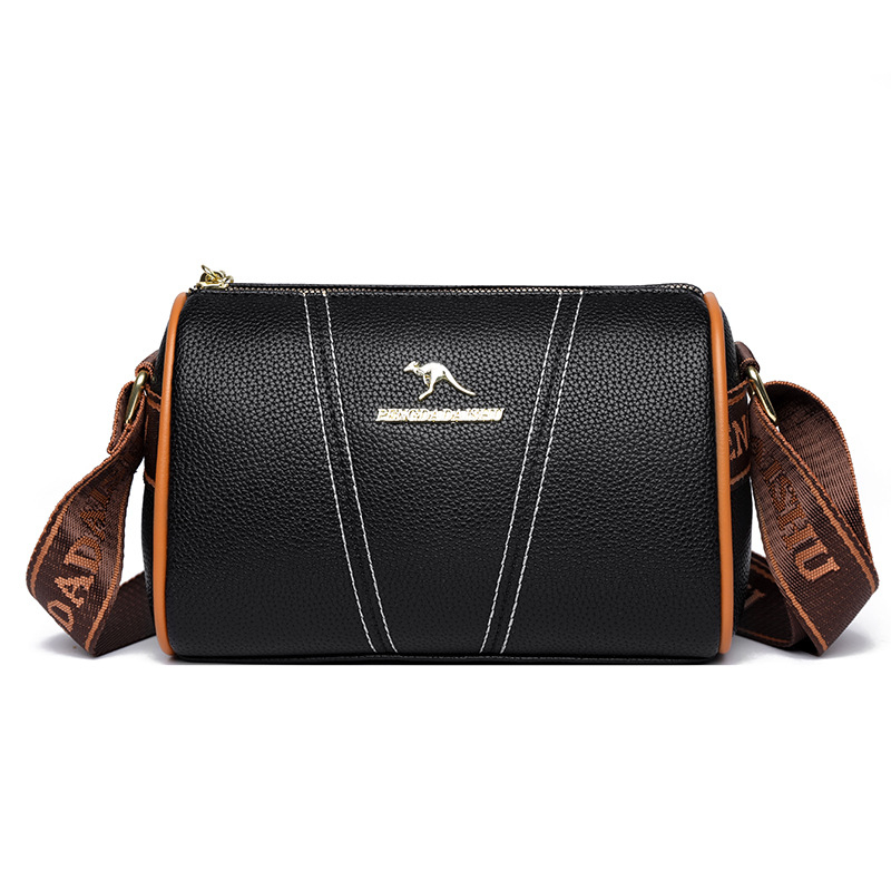 PU bőrhatású párnázott crossbody táska cipzárral, belső zsebek telefonhoz és ID-kártyához, egy vállpánttal