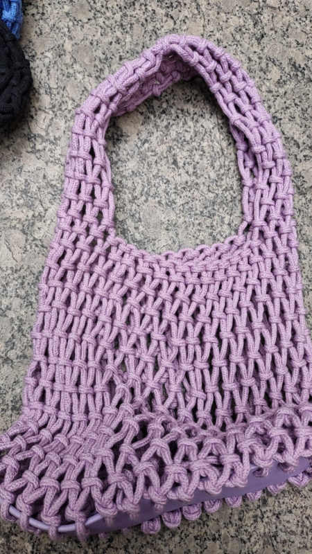 Nova torbica od pamuka u candy bojama, ljetni korejski stil opuštenog ritma, mrežasta pletena torba, svestrana ručna torba