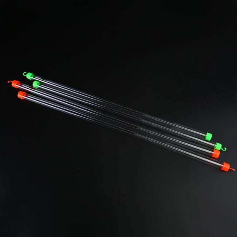Wing Chi PVC átlátszó horgász úszócső, üreges cső, elektronikus éjszakai fény, egy darabos készlet