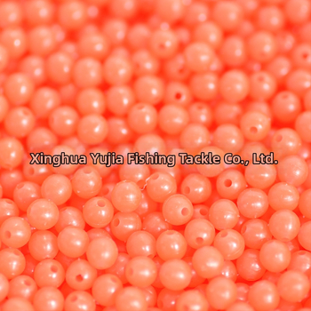 Φωσφορίζουσες χάντρες αλιείας, στρογγυλό σχήμα, πλαστικό υλικό, συσκευασία 1000 τεμάχια