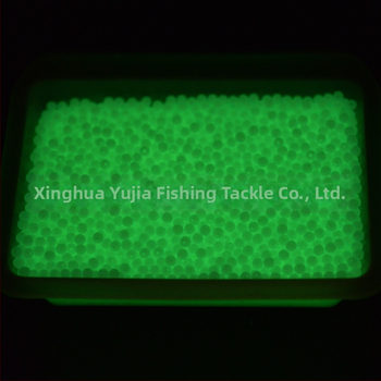 Φωσφορίζουσες χάντρες αλιείας, στρογγυλό σχήμα, πλαστικό υλικό, συσκευασία 1000 τεμάχια