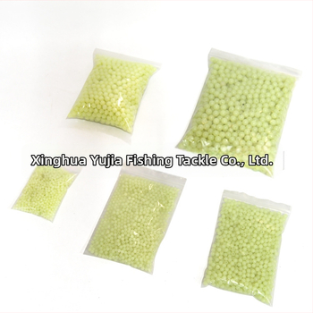 Φωσφορίζουσες χάντρες αλιείας, στρογγυλό σχήμα, πλαστικό υλικό, συσκευασία 1000 τεμάχια