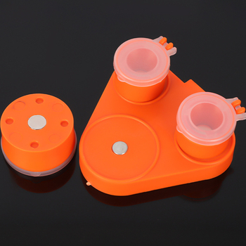 Horgász etetődoboz mágneses keverővel – ABS készlet