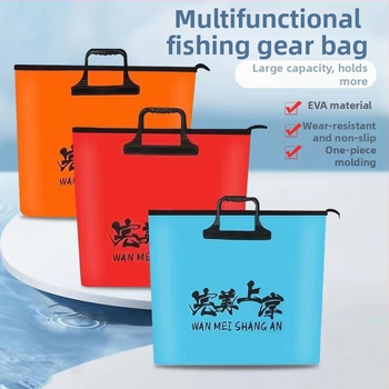 Τσάντα ψαρέματος σε ποταμό – EVA, αδιάβροχη αποθήκευση για δόλωμα, γραμμή ψαρέματος και τροχό ψαριού