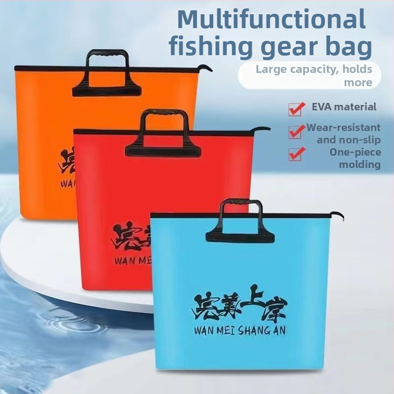 Τσάντα ψαρέματος σε ποταμό – EVA, αδιάβροχη αποθήκευση για δόλωμα, γραμμή ψαρέματος και τροχό ψαριού