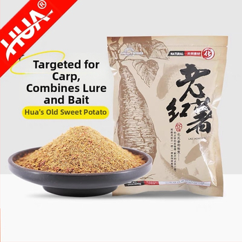 Huashi δόλωμα για ψάρεμα — άρωμα Old Sweet Potato, βότανο-δόλωμα για κυπρίνο και καράπι, 300 g, 70 σακουλάκια ανά τεμάχιο