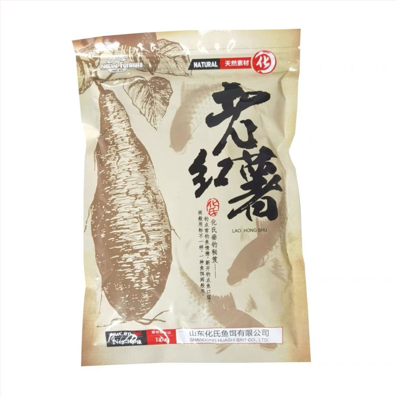 Huashi δόλωμα για ψάρεμα — άρωμα Old Sweet Potato, βότανο-δόλωμα για κυπρίνο και καράπι, 300 g, 70 σακουλάκια ανά τεμάχιο