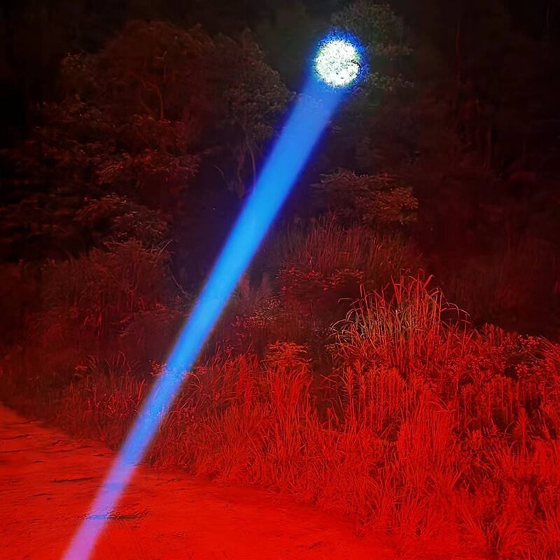 T40 LED фенер, презареждаем, 5000mAh батерия, 20W, 350+ лм, обхват до 500 м, алуминиева сплав