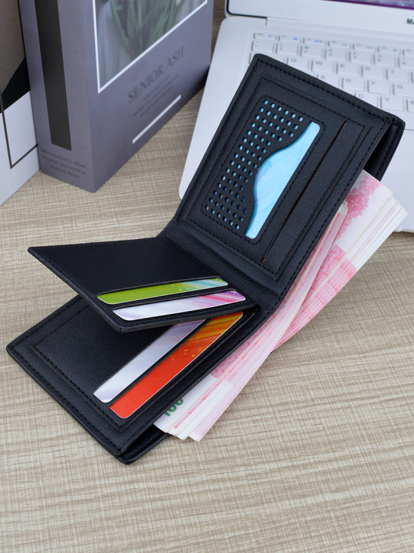 Muški novčanik od PU kože, uzorak životinja, ultra lagan, poliesterska podstava, zimsko izdanje 2024