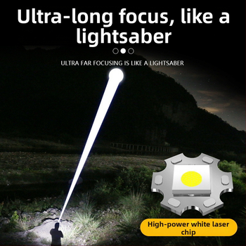 Фенер с ултраяр зум светлина, LED чип Clowicsr, LED тип LED, напрежение ≤36V, алуминиев корпус