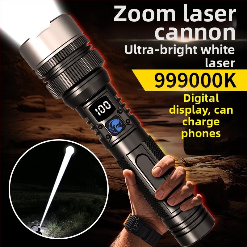 Фенер с ултраяр зум светлина, LED чип Clowicsr, LED тип LED, напрежение ≤36V, алуминиев корпус