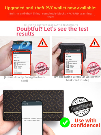 Portofel femei cu fermoar lung, PVC, model geometric, Ban yano, căptușeală poliester, rezistent la uzură și antifurt.