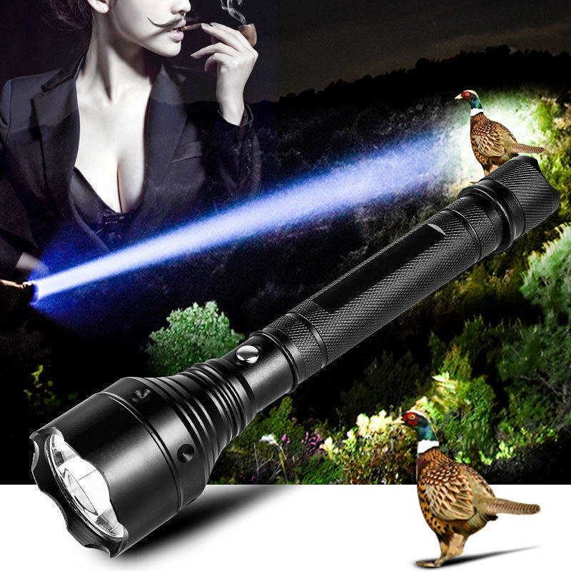 LED фенерче, презареждаем, обхват 100–200 м, корпус от алуминиева сплав, експлозионно устойчив, 10 W