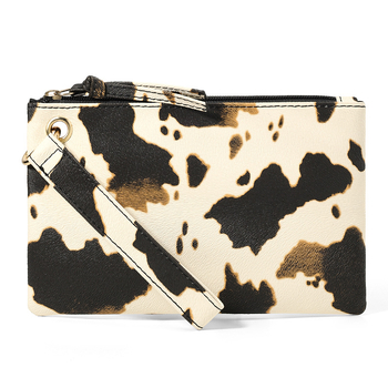 PU materiāla makiņa uz rokas ar rāvējslēdzēju, horizontāla kvadrātforma, PU iekšējā odere, trīsdimensiju ārējais izskats