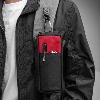 KOSIBATE Väljapoolne EDC kaardikott – kaasaskantav kaartide hoidja, vastupidav kulumise, lõikekaitse, taskuorganisaator, polüester