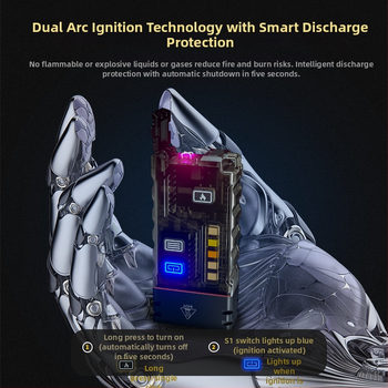 Външен презареждаем алармен фенер против вълци — мини многофункционален ключодържател с LED светлина (Марка Ruigu; LED; Батерия 150; Зареждане; Ръчно захранване)