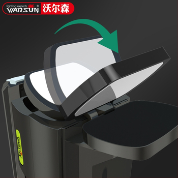 H9006 Презареждащ LED прожектор — Алуминиев корпус, преносим дълъг обсег, лъч над 500 метра