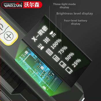 H9006 Презареждащ LED прожектор — Алуминиев корпус, преносим дълъг обсег, лъч над 500 метра