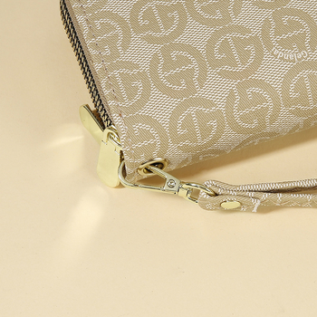 Portofel dama lung cu imprimeu litere, material PU, căptușeală poliester, stil urban simplu, greutate 0,25 kg