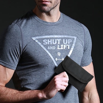 Välitaktikaline rahakott kolmekordsete kaartide sektsioonide, võtme konksu ja ID hoidiku ning polüester