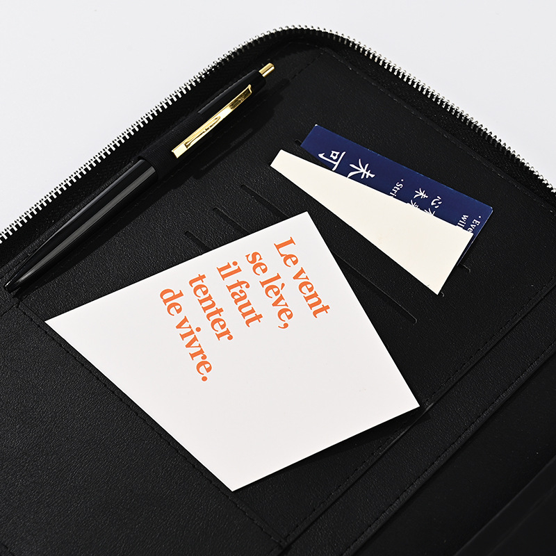 Bloc de notițe cu copertă PU, cataramă metalică, hârtie Dowling, 80 g, 50–100 pagini, stil de afaceri