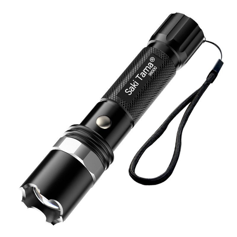 Фенер T6 LED, 10W, алуминиева сплав, презареждаем, 18650 батерия