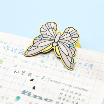 Портфейл с пеперуден клип, метална конструкция, двустранен печат, офисно съхранение