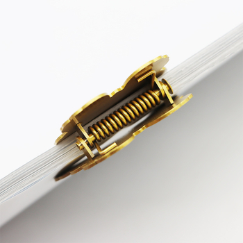 Портфейл с пеперуден клип, метална конструкция, двустранен печат, офисно съхранение