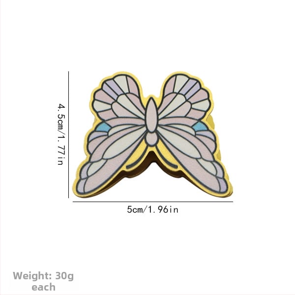 Портфейл с пеперуден клип, метална конструкция, двустранен печат, офисно съхранение