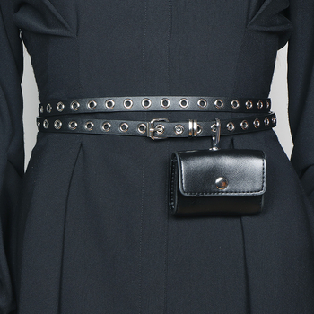 Accesoriu pentru rochie – stil unisex, piele PU, căptușeală PU, Primăvara 2024, Deschidere: Acoperită, potrivit pentru asortări zilnice (Stil: Unisex; Material: PU; An/Sezonă: Primăvara 2024; Căptușeală: PU; Deschidere: Acoperită)