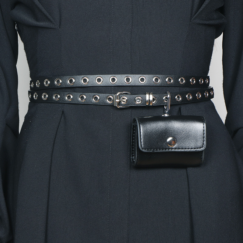 Accesoriu pentru rochie – stil unisex, piele PU, căptușeală PU, Primăvara 2024, Deschidere: Acoperită, potrivit pentru asortări zilnice (Stil: Unisex; Material: PU; An/Sezonă: Primăvara 2024; Căptușeală: PU; Deschidere: Acoperită)