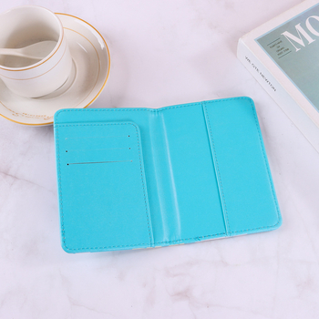 Държател за паспорт, PU материал и PU подплата, едноцветен модел, унисекс, стил: свеж и сладък.