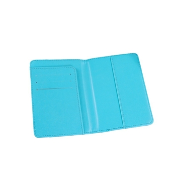 Държател за паспорт, PU материал и PU подплата, едноцветен модел, унисекс, стил: свеж и сладък.