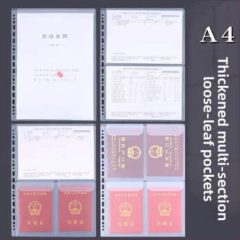 Poetry Bear PVC užtrauktukas bylų dėklas su lenktomis kraštomis dokumentų saugojimui