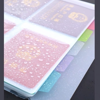 Poetry Bear PVC užtrauktukas bylų dėklas su lenktomis kraštomis dokumentų saugojimui