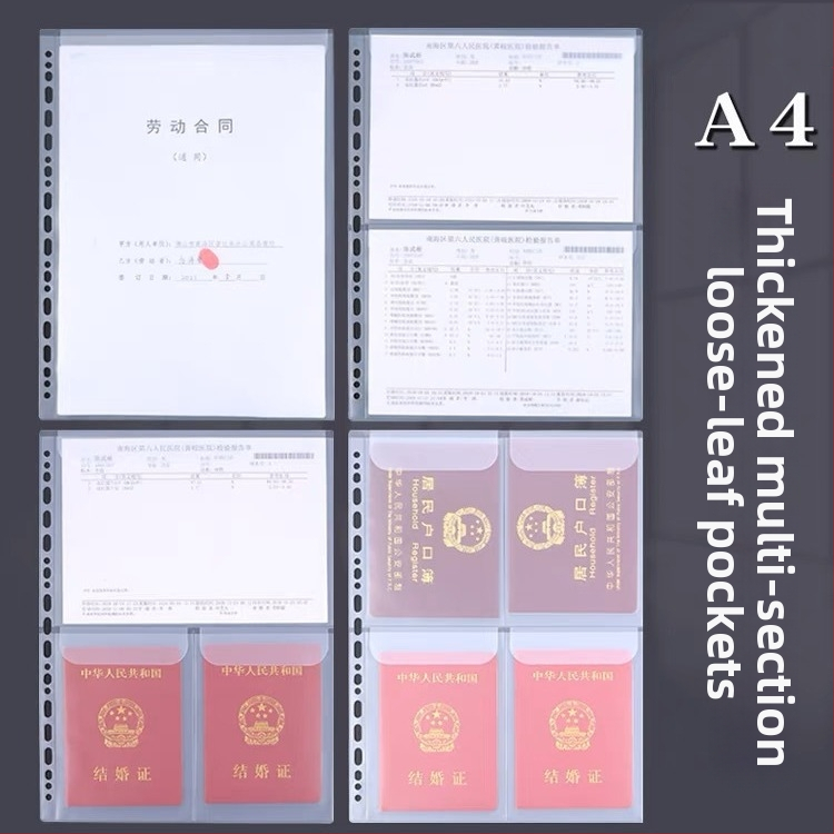 Poetry Bear PVC užtrauktukas bylų dėklas su lenktomis kraštomis dokumentų saugojimui