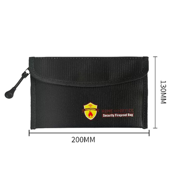 Geantă de depozitare baterie externă – rezistentă la foc și apă, cu fermoar, formă dreptunghiulară, din Fiberglass