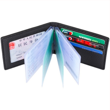 Holder pentru permis de conducere, din piele naturală, Model 0738, Portofel cu 1 pli, Suport pentru documente – unisex