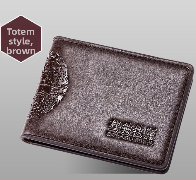 Holder pentru permis de conducere, din piele naturală, Model 0738, Portofel cu 1 pli, Suport pentru documente – unisex