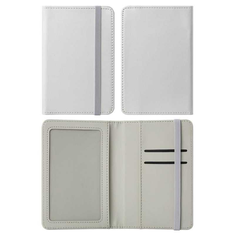 Portofel pentru pașaport și suport pentru documente cu personalizare, material PU, căptușeală PU, primăvara 2025