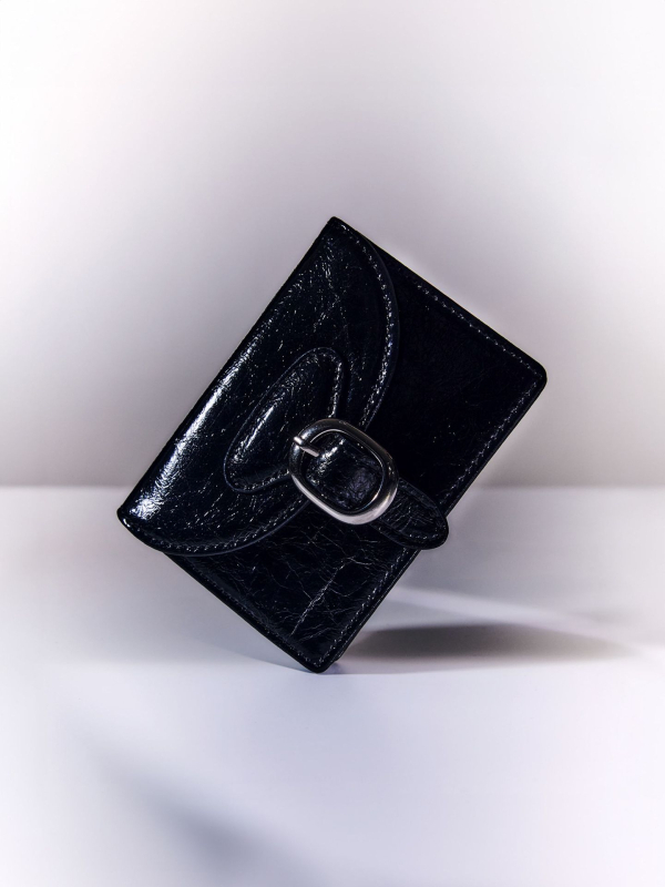 Držač kartica od prave kože, koža prvog sloja, unisex dizajn, proljeće 2025 izlazak, poliester podstava