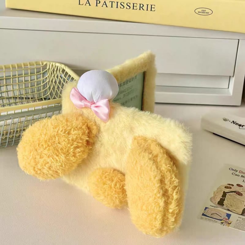 Bingbing suport din pluș pentru permisul de conducere – unisex, stil desen animat pentru copii, căptușeală PU (material pluș, căptușeală PU, unisex, pentru păstrarea permisului)