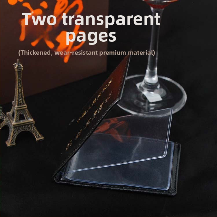 Sintetinės odos vairavimo pažymėjimo ir transporto leidimo laikiklis su ID kišene, nuotraukų vieta ir kortelių kišenėmis — 1 sulenkimas, horizontalus kvadrato formos