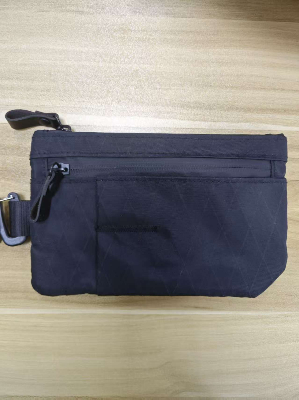 RFID zaštita od krađe: novčanik s džepom za novac, mini torbica i džepom za telefon – poliester, karirani uzorak, vodootporan i izuzetno lagan, unisex