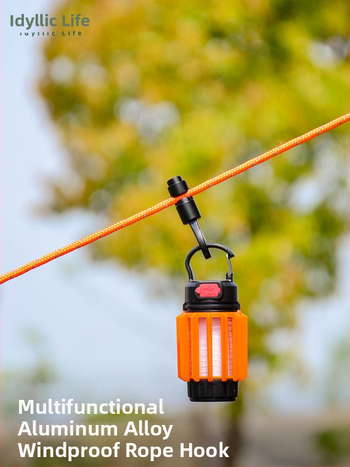 Sátor kötélhorgony alumíniumötvözetből – csatlakozó ponyvához és lámpához tartó klip – Márka: A Little Smoke