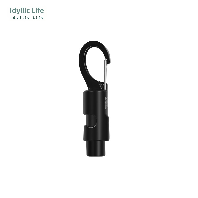 Sátor kötélhorgony alumíniumötvözetből – csatlakozó ponyvához és lámpához tartó klip – Márka: A Little Smoke