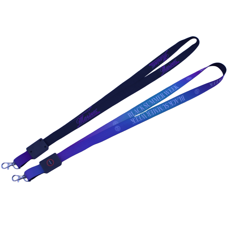 Ланярд за карта, полиестер, топлинен трансфер, хардуер и пластмаси