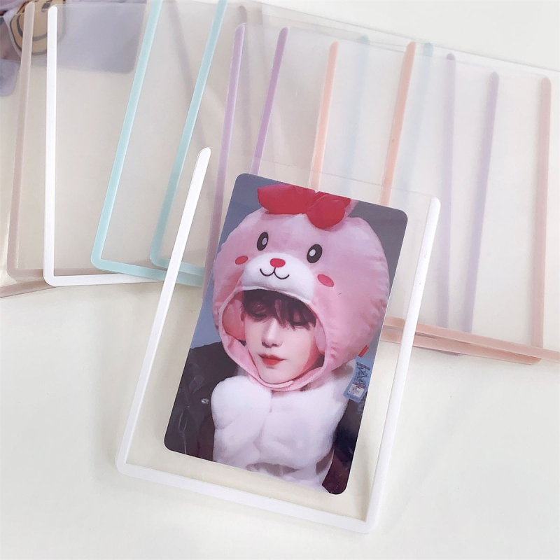 Držač kartica za Polaroid fotografije, plastični materijal, korejski stil, dvostransko laminirano kućište.